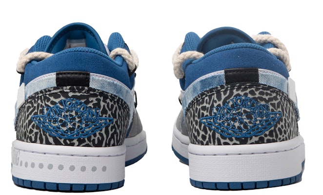 커스텀 에어 조던 1 로우 '다빈치 데님 블루 블랙' DM1199-140(TeamM-男款青韫S-BOX) Purchase 커스텀 에어 조던 1 로우 '다빈치 데님 블루 블랙' DM1199-140(TeamM-男款青韫S-BOX)