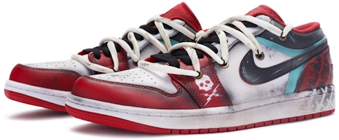 【訂製球鞋】Jordan Air Jordan 1 low 死亡證據 特殊鞋盒 手繪噴繪做舊 低幫 復古籃球鞋 男款 白紅黑 Lookbook 【訂製球鞋】Jordan Air Jordan 1 low 死亡證據 特殊鞋盒 手繪噴繪做舊 低幫 復古籃球鞋 男款 白紅黑