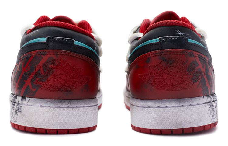 Purchase Zapatillas Air Jordan 1 Low "Death Proof" 553558-163(TeamR-死亡证据男红黑S-BOX)