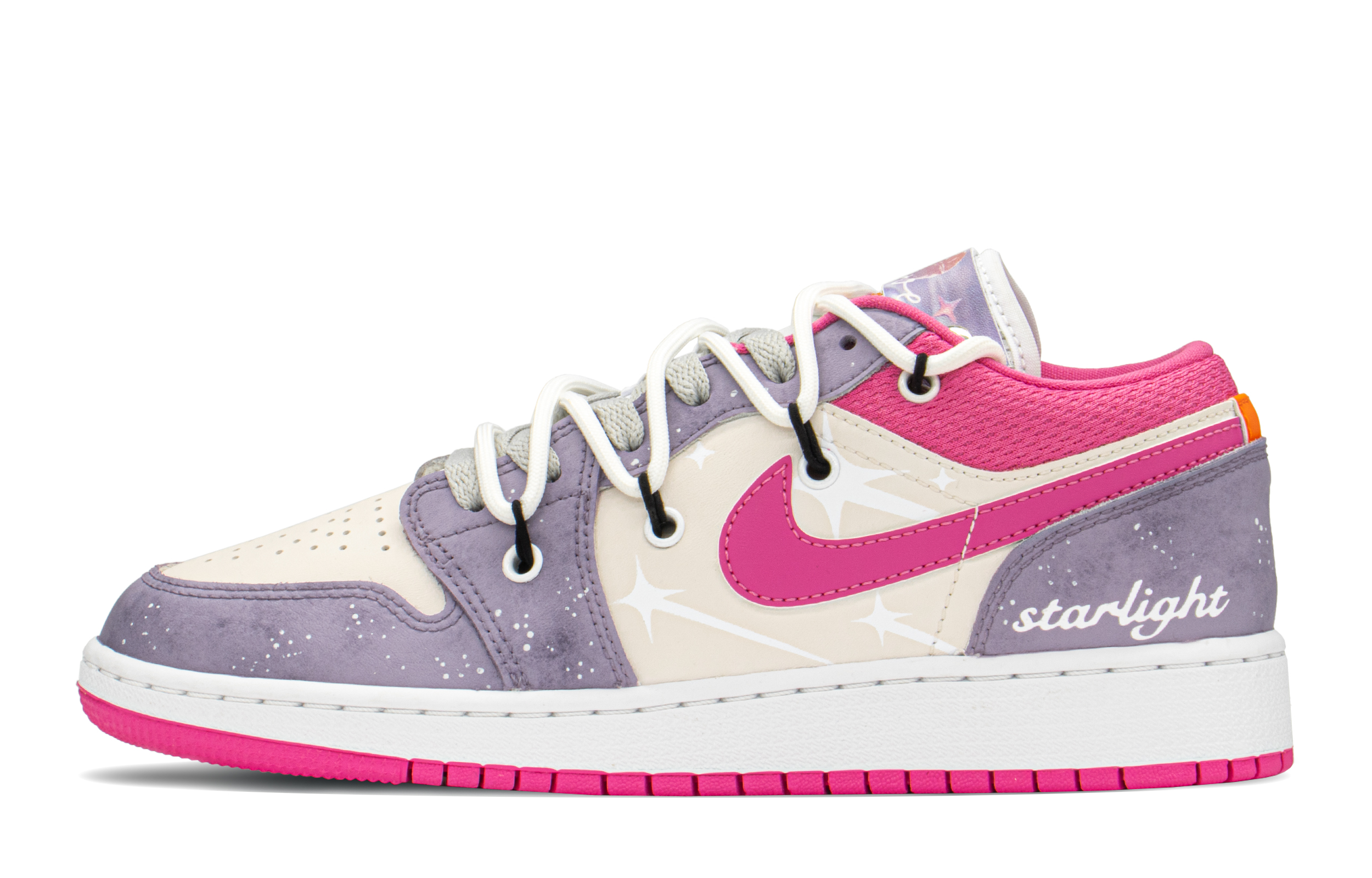 Order 【定製球鞋】 Jordan Air Jordan 1 Low FZBB 禮盒 解構 星空愛情 復古籃球鞋 GS 米灰藍