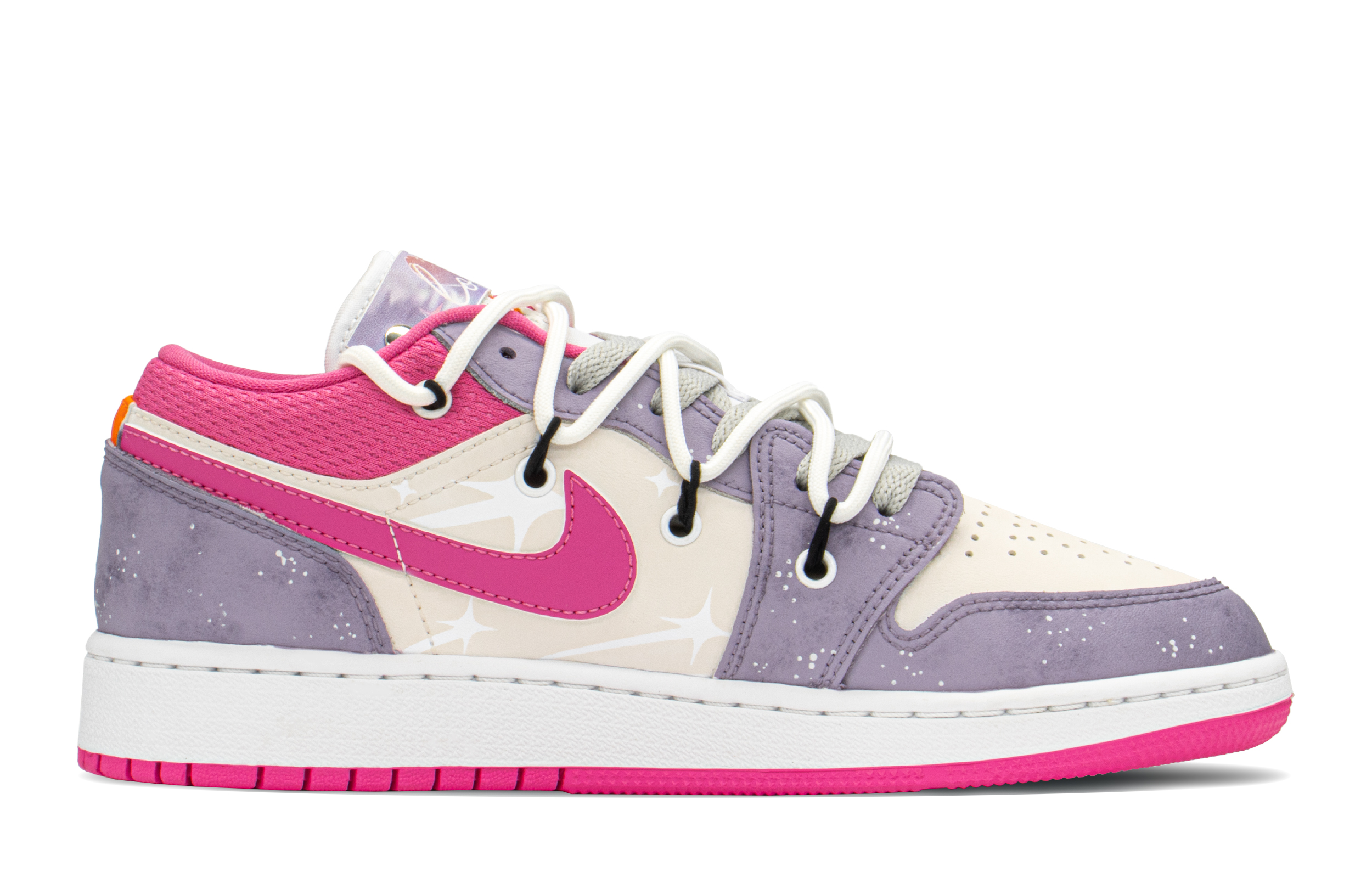 Lookbook 【定製球鞋】 Jordan Air Jordan 1 Low FZBB 禮盒 解構 星空愛情 復古籃球鞋 GS 米灰藍