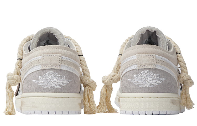 Purchase 에어 조던 1 로우 '대지의 파편' 커스텀 (47 characters) DN1635-002(Team拾柒-男款低帮净土球鞋白灰)