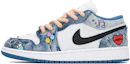 Buy 에어 조던 1 로우 '데님 카툰 음양 그라피티 서머' DM8947-100(Team肆-丹宁水洗卡通涂鸦)