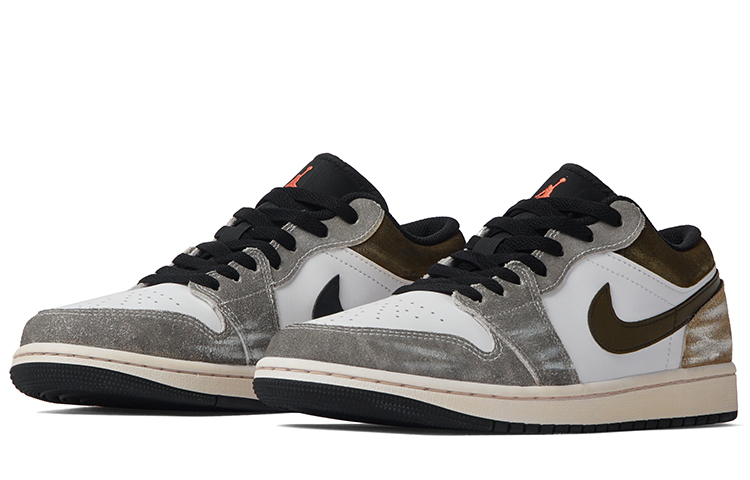 Lookbook [Kasut Custom] Air Jordan 1 Low 'Desert Suede' DX4334-008(Team拾柒-男款低帮荒野球鞋QD)