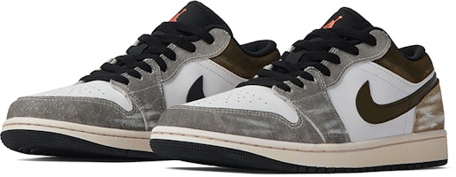 커스텀 에어 조던 1 로우 '사막 스웨이드' DX4334-008(Team拾柒-男款低帮荒野球鞋QD) Lookbook 커스텀 에어 조던 1 로우 '사막 스웨이드' DX4334-008(Team拾柒-男款低帮荒野球鞋QD)