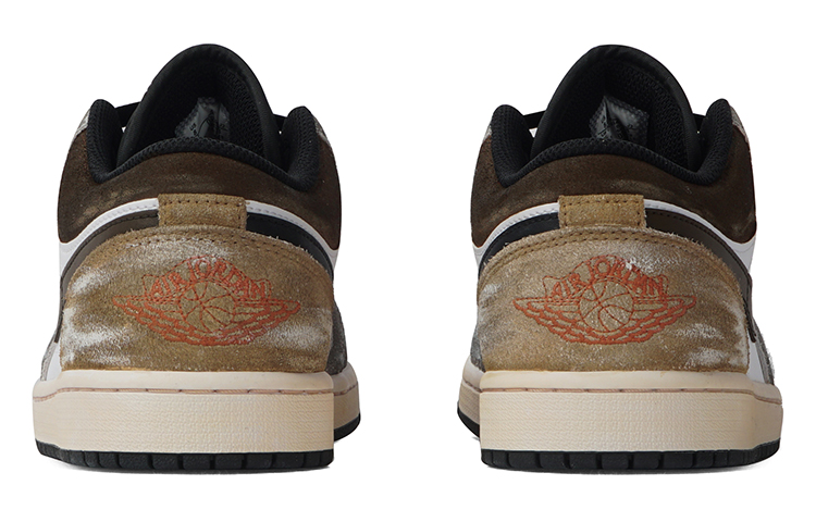Shop [Kasut Custom] Air Jordan 1 Low 'Desert Suede' DX4334-008(Team拾柒-男款低帮荒野球鞋QD)