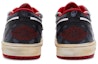Purchase 커스텀 에어 조던 1 로우 '절망' (검/흰/빨) 553558-163(Teamr-男款绝望情绪黑白红)