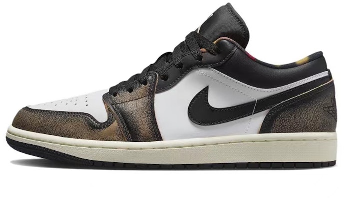 【定制球鞋】Jordan Air Jordan 1 Low 脏脏包 特殊鞋盒 解构 手繪噴繪 低筒 復古籃球鞋 男款 黑黃棕 Details for 【定制球鞋】Jordan Air Jordan 1 Low 脏脏包 特殊鞋盒 解构 手繪噴繪 低筒 復古籃球鞋 男款 黑黃棕