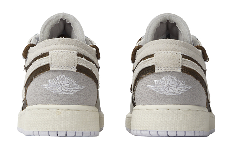 Purchase Zapatillas personalizadas Air Jordan 1 Low 'Hormigón Desgastado Latte' FB9139-002(Team拾柒-女款水泥拿铁球鞋低帮)