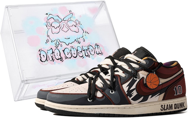 커스텀 에어 조던 1 로우 '레드블랙 스페셜'(한정판) DQ8422-001(TeamM-男款湘北10号S-BOX) Buy 커스텀 에어 조던 1 로우 '레드블랙 스페셜'(한정판) DQ8422-001(TeamM-男款湘北10号S-BOX)