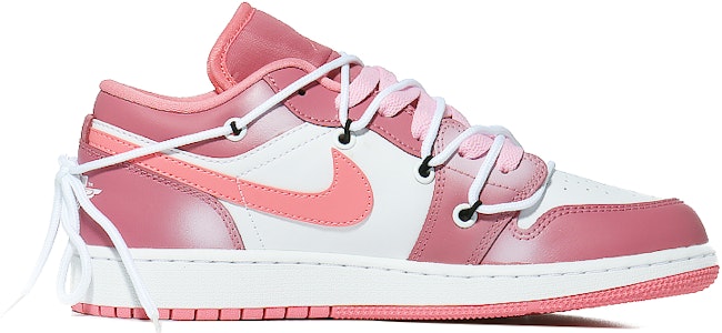 【カスタムシューズ】エアジョーダン1 ロー「ドーパミンピンク-ホワイト」 553560-616(Team10-樱桃少女) Order 【カスタムシューズ】エアジョーダン1 ロー「ドーパミンピンク-ホワイト」 553560-616(Team10-樱桃少女)