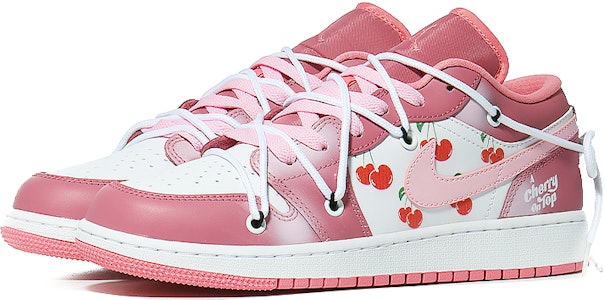 【カスタムシューズ】エアジョーダン1 ロー「ドーパミンピンク-ホワイト」 553560-616(Team10-樱桃少女) Lookbook 【カスタムシューズ】エアジョーダン1 ロー「ドーパミンピンク-ホワイト」 553560-616(Team10-樱桃少女)