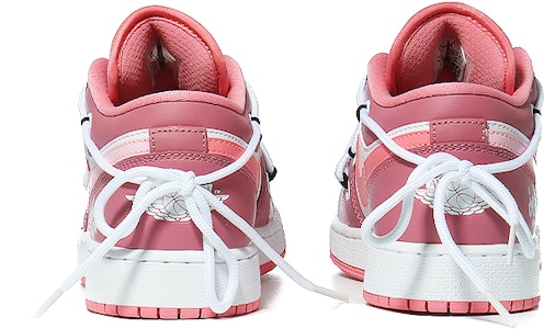 【カスタムシューズ】エアジョーダン1 ロー「ドーパミンピンク-ホワイト」 553560-616(Team10-樱桃少女) Purchase 【カスタムシューズ】エアジョーダン1 ロー「ドーパミンピンク-ホワイト」 553560-616(Team10-樱桃少女)