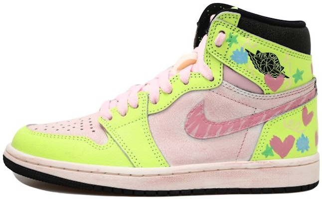 Zapatillas Air Jordan 1 Low 'Corazón Graffiti Dopamina' 555088-702(Team拾玖-荧光绿涂鸦S-BOX) Order Zapatillas Air Jordan 1 Low 'Corazón Graffiti Dopamina' 555088-702(Team拾玖-荧光绿涂鸦S-BOX)