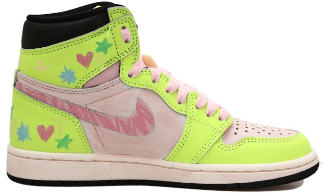 Zapatillas Air Jordan 1 Low 'Corazón Graffiti Dopamina' 555088-702(Team拾玖-荧光绿涂鸦S-BOX) Lookbook Zapatillas Air Jordan 1 Low 'Corazón Graffiti Dopamina' 555088-702(Team拾玖-荧光绿涂鸦S-BOX)