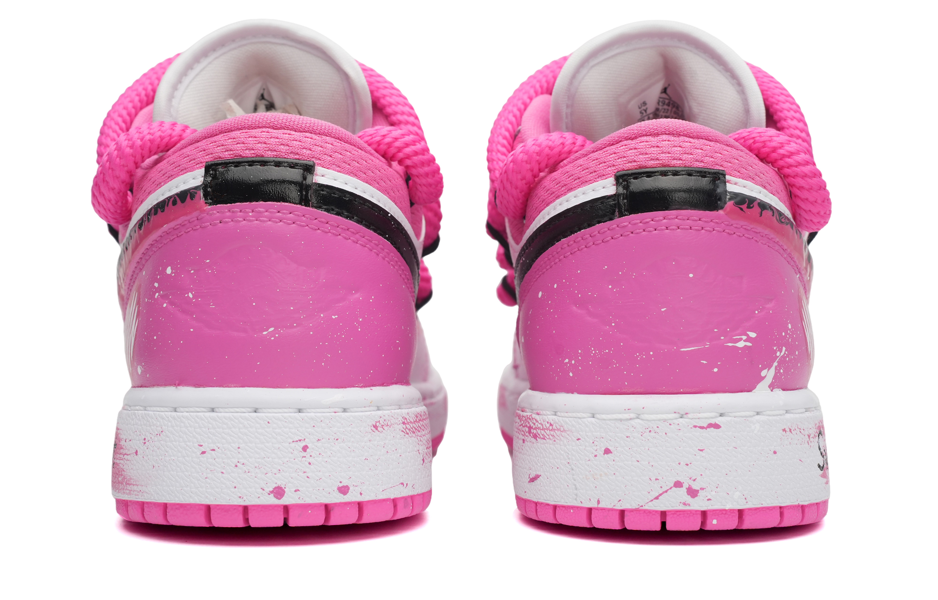 Shop [Sepatu Kustom] Air Jordan 1 Low 'Dopamine Graffiti Splash Deconstructed' DR9498-168(Team35-夏日辣妹）