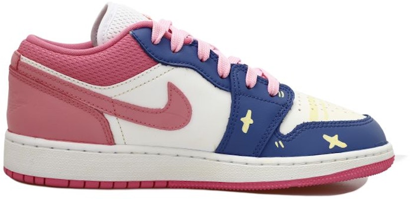 커스텀 에어조던1 로우 "도파민 하트 플래드" (핑크/블루/옐로우) DR9498-168(Team拾玖-粉蓝爱心S-BOX) Lookbook 커스텀 에어조던1 로우 "도파민 하트 플래드" (핑크/블루/옐로우) DR9498-168(Team拾玖-粉蓝爱心S-BOX)