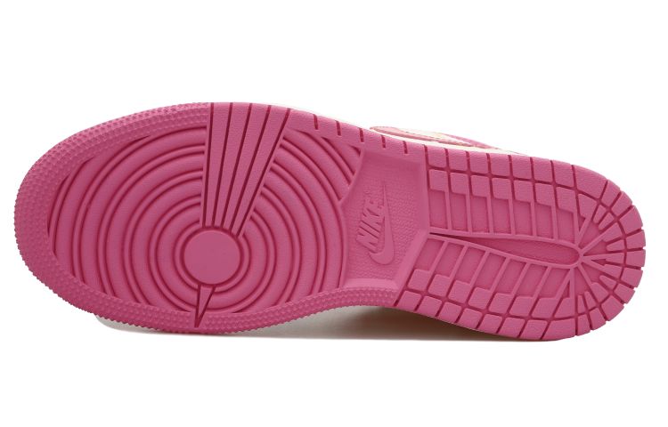 Details for 커스텀 에어조던1 로우 "도파민 하트 플래드" (핑크/블루/옐로우) DR9498-168(Team拾玖-粉蓝爱心S-BOX)