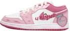 Buy 【客製化球鞋】 Jordan Air Jordan 1 OKHR 多巴胺 桃子 可愛 PINK 低筒 復古籃球鞋 GS 白粉
