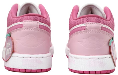 【客製化球鞋】 Jordan Air Jordan 1 OKHR 多巴胺 桃子 可愛 PINK 低筒 復古籃球鞋 GS 白粉 Shop 【客製化球鞋】 Jordan Air Jordan 1 OKHR 多巴胺 桃子 可愛 PINK 低筒 復古籃球鞋 GS 白粉