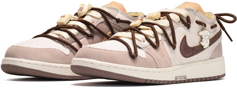 【定製球鞋】 Jordan Air Jordan 1 Low 多巴胺 復古奶咖 低幫 復古籃球鞋 GS 紫白棕 Shop 【定製球鞋】 Jordan Air Jordan 1 Low 多巴胺 復古奶咖 低幫 復古籃球鞋 GS 紫白棕