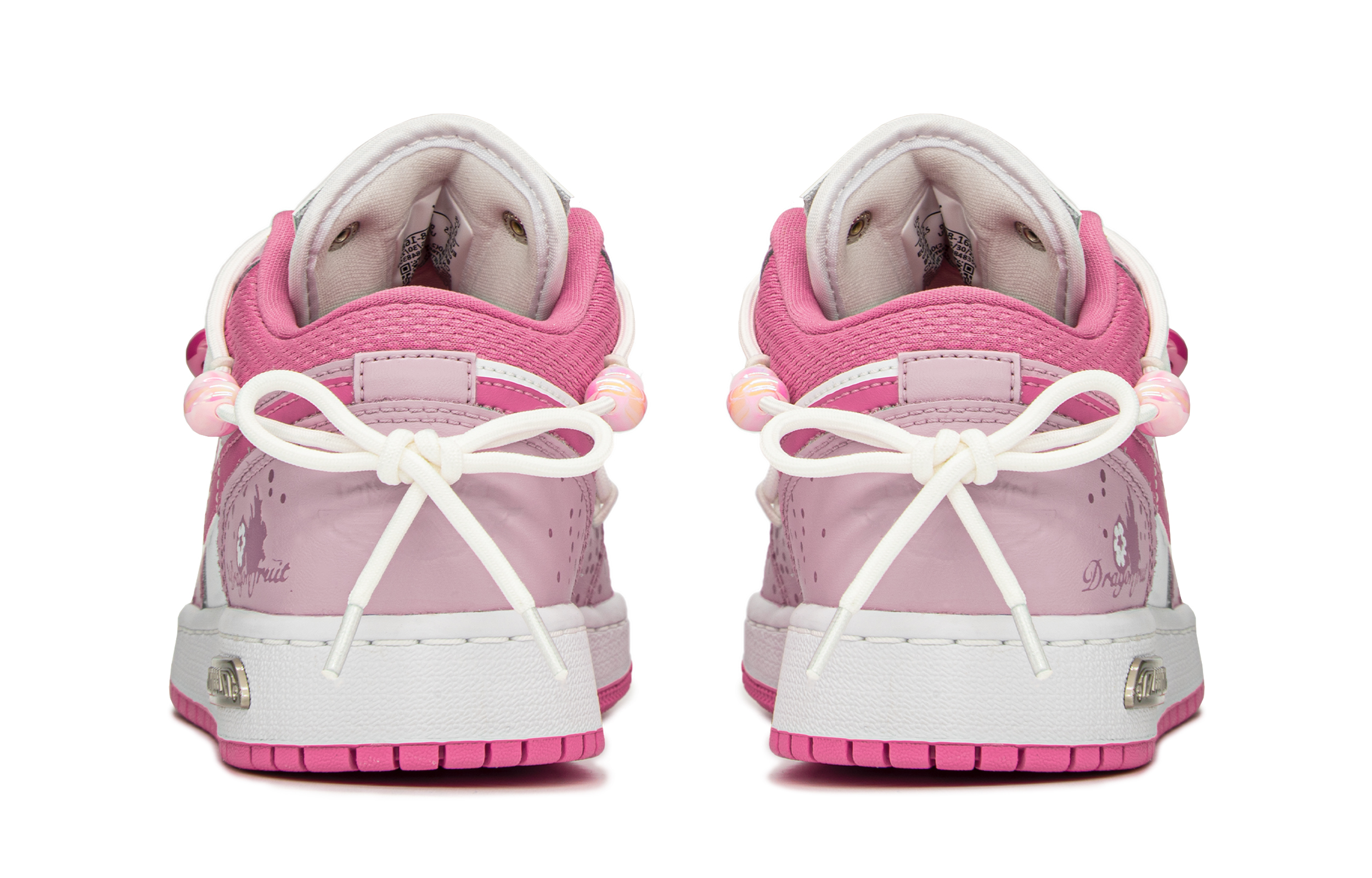 Shop [Sepatu Custom] Air Jordan 1 Low 'Dragon Fruit' DR9498-168(TeamA-热情火龙果S-BOX)