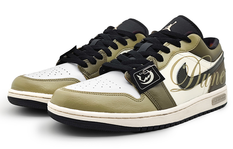 Lookbook 커스텀 에어 조던 1 로우 '듄 딥브라운' DQ8422-001(Team16-男款沙丘英伦风2.0)