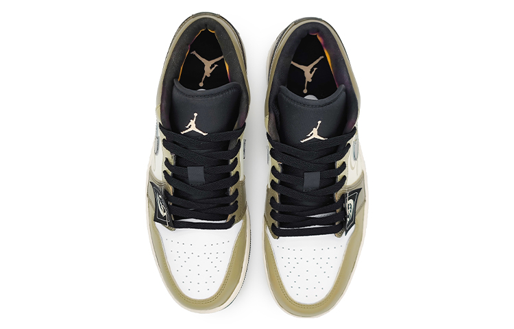 Shop 커스텀 에어 조던 1 로우 '듄 딥브라운' DQ8422-001(Team16-男款沙丘英伦风2.0)