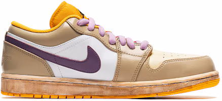 Lookbook Zapatillas personalizadas Air Jordan 1 Low "Earl's Funeral" 553558-701(TeamB-男款伯爵的葬礼C-BOX)