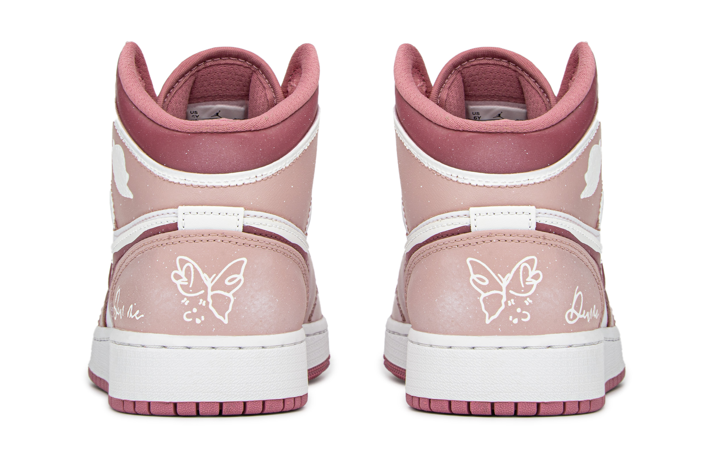 Purchase エアジョーダン1 Low "妖精ピンク白" (AJ1 Lowカスタム) DQ8423-616(TeamA-精灵女孩S-BOX)