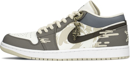 Zapatillas personalizadas Air Jordan 1 Low 'Fortune Star Khaki Brown' FB7168-121(TeamA-AJ男福星高照S-BOX) Order Zapatillas personalizadas Air Jordan 1 Low 'Fortune Star Khaki Brown' FB7168-121(TeamA-AJ男福星高照S-BOX)