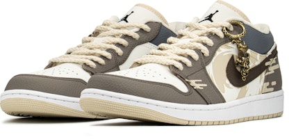 Zapatillas personalizadas Air Jordan 1 Low 'Fortune Star Khaki Brown' FB7168-121(TeamA-AJ男福星高照S-BOX) Shop Zapatillas personalizadas Air Jordan 1 Low 'Fortune Star Khaki Brown' FB7168-121(TeamA-AJ男福星高照S-BOX)