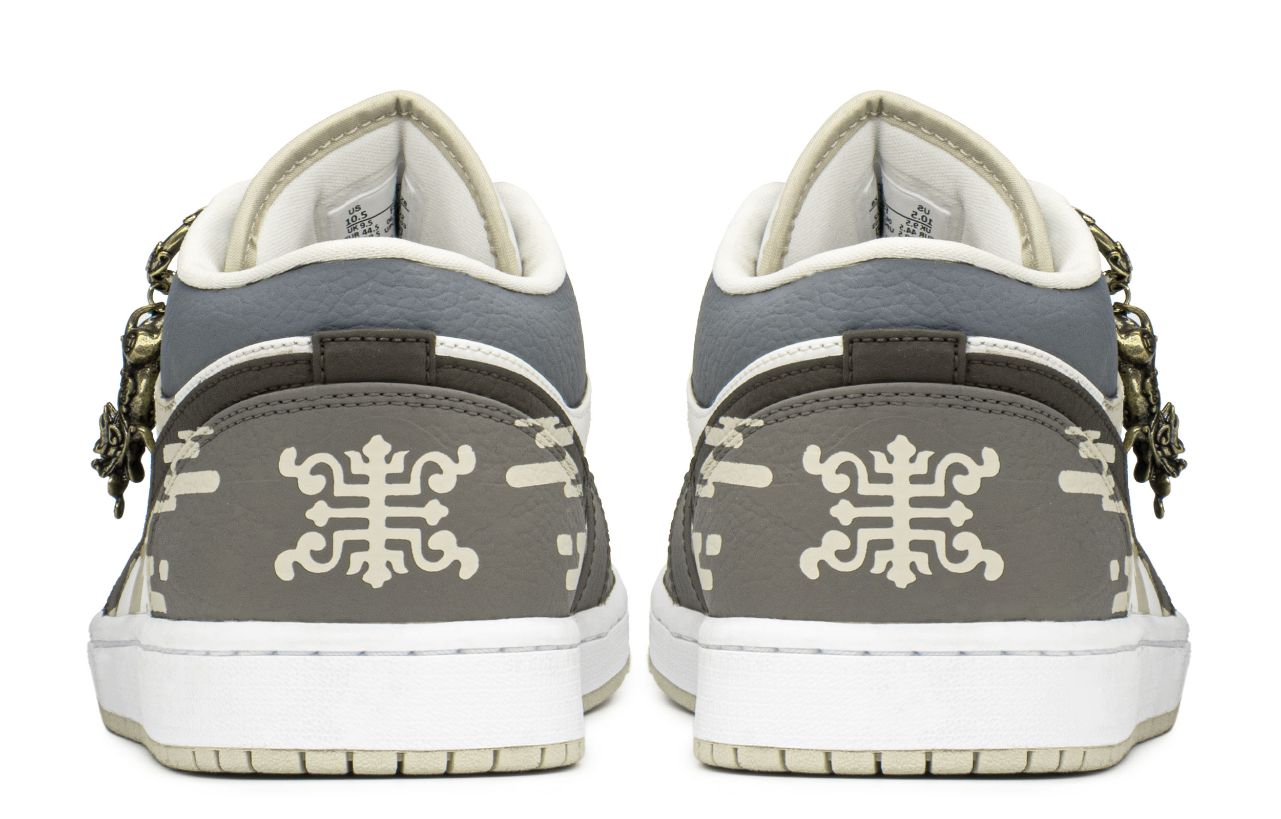 Purchase 【訂製球鞋】 Jordan Air Jordan 1 Low 國風 福星高照 低幫 復古籃球鞋 男款 卡其灰