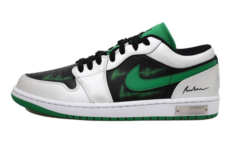 Buy カスタムAJ1ロー "フューチャーシルバーグラフィティ" 553558-065(Team拾玖-未来银S-BOX)