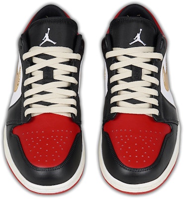 【訂製球鞋】 Jordan Air Jordan 1 Low 財神駕到 金勾鑲嵌 做舊 低幫 復古籃球鞋 男款 金紅 Shop 【訂製球鞋】 Jordan Air Jordan 1 Low 財神駕到 金勾鑲嵌 做舊 低幫 復古籃球鞋 男款 金紅
