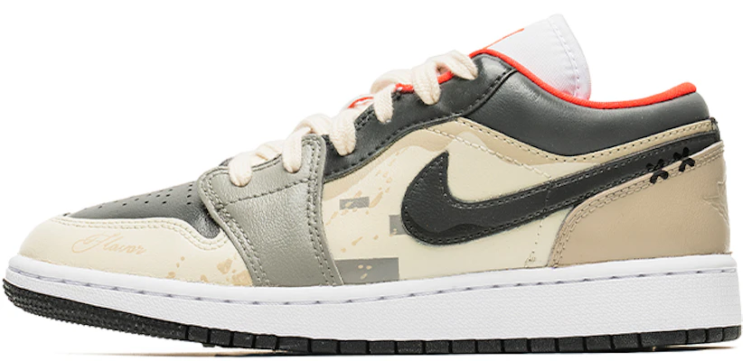 커스텀 에어 조던 1 로우 '그라피티 아트-그레이 브라운' 553560-160(Team22-涂鸦艺术灰棕A-BOX) Order 커스텀 에어 조던 1 로우 '그라피티 아트-그레이 브라운' 553560-160(Team22-涂鸦艺术灰棕A-BOX)