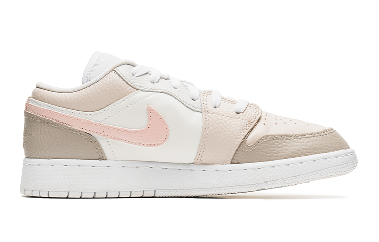 Lookbook [定制鞋款] Air Jordan 1 Low '涂鸦棕粉' 553560-130(Team22-涂鸦艺术棕粉A-BOX)