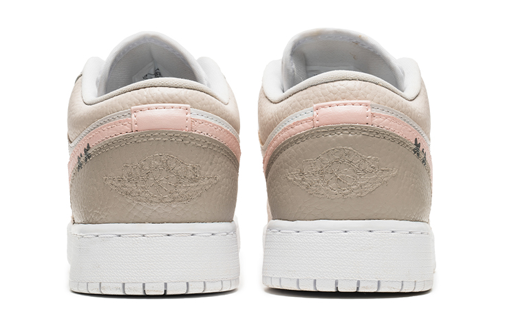 Purchase [Kasut Custom] Air Jordan 1 Low 'Grafiti Coklat-Merah Jambu' 553560-130(Team22-涂鸦艺术棕粉A-BOX)