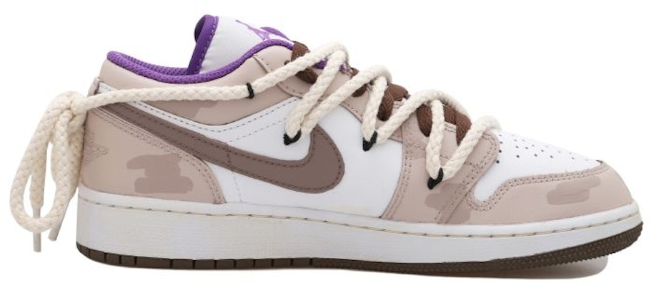 【定制鞋款】Air Jordan 1 Low '涂鸦迷彩' 553560-215(Team拾玖-浅棕迷彩S-BOX) Lookbook 【定制鞋款】Air Jordan 1 Low '涂鸦迷彩' 553560-215(Team拾玖-浅棕迷彩S-BOX)