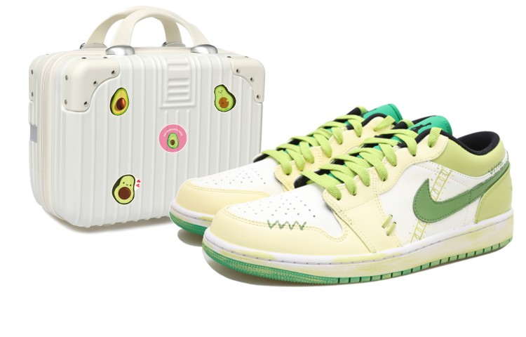 Buy [Personalizadas] Air Jordan 1 Low 'Graffiti Pistacho Aguacate' 553560-065(Team拾玖-芝士开心果S-BOX）