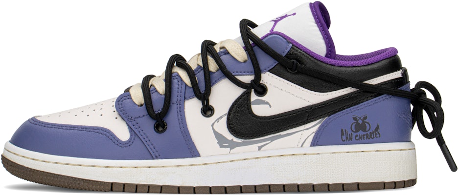 【訂製球鞋】 Jordan Air Jordan 1 Low 禮盒 解構葡萄軟糖 低筒 復古籃球鞋 GS 葡萄紫 Order 【訂製球鞋】 Jordan Air Jordan 1 Low 禮盒 解構葡萄軟糖 低筒 復古籃球鞋 GS 葡萄紫