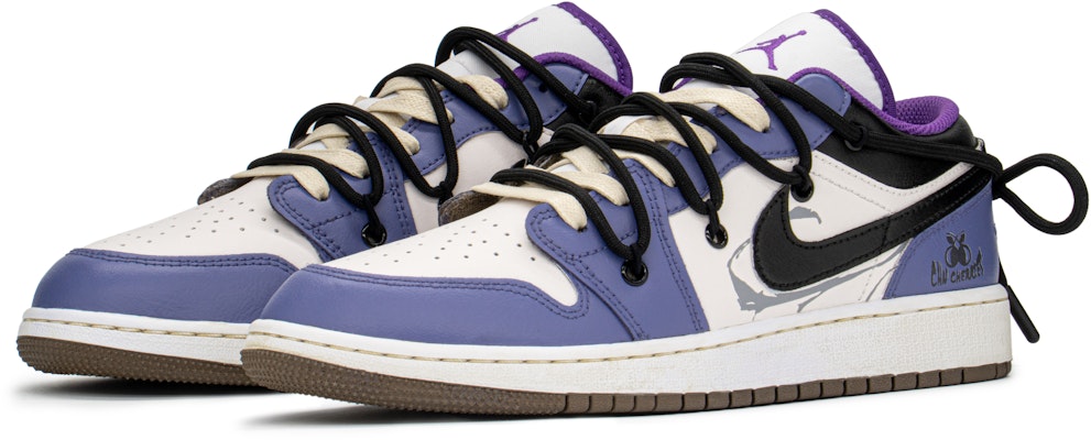 【訂製球鞋】 Jordan Air Jordan 1 Low 禮盒 解構葡萄軟糖 低筒 復古籃球鞋 GS 葡萄紫 Shop 【訂製球鞋】 Jordan Air Jordan 1 Low 禮盒 解構葡萄軟糖 低筒 復古籃球鞋 GS 葡萄紫
