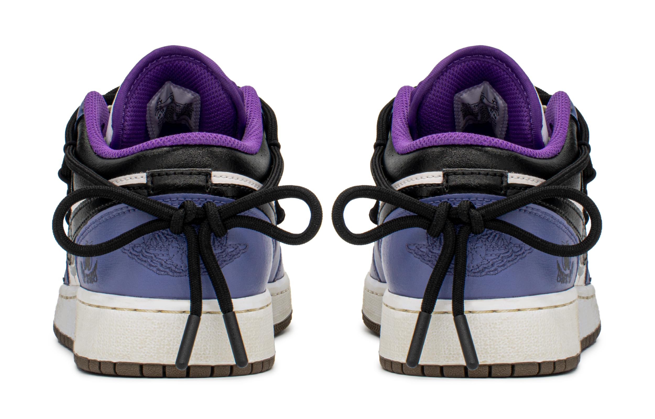 Purchase 커스텀 에어 조던 1 로우 '포도사탕' (Custom Air Jordan 1 Low 'Grape Candy') 553560-215(TeamA-AJ葡萄软糖S-BOX)