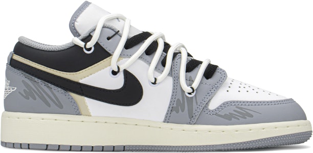 カスタムAJ1 ロー グレー/ホワイト 553560-053(TeamA-AJ手柄女S-BOX) Lookbook カスタムAJ1 ロー グレー/ホワイト 553560-053(TeamA-AJ手柄女S-BOX)