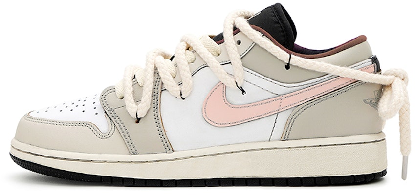 【定制球鞋】 Jordan Air Jordan 1 low 气泡水母 陰天告白 高級 小眾 法式 低幫 復古籃球鞋 GS 灰粉 Buy 【定制球鞋】 Jordan Air Jordan 1 low 气泡水母 陰天告白 高級 小眾 法式 低幫 復古籃球鞋 GS 灰粉