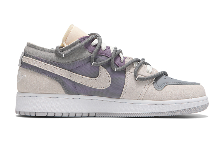 Order 커스텀 에어 조던 1 로우 '회보라 오로라 그라데이션' DQ3727-100(Team24-女款极光紫)
