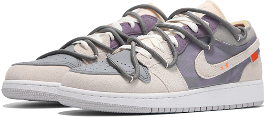 커스텀 에어 조던 1 로우 '회보라 오로라 그라데이션' DQ3727-100(Team24-女款极光紫) Lookbook 커스텀 에어 조던 1 로우 '회보라 오로라 그라데이션' DQ3727-100(Team24-女款极光紫)