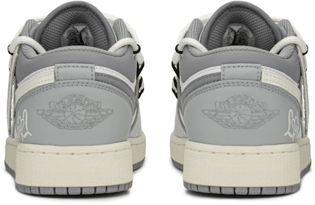 커스텀 에어 조던 1 로우 '회색/흰색' 553560-053(TeamA-AJ恋语) Shop 커스텀 에어 조던 1 로우 '회색/흰색' 553560-053(TeamA-AJ恋语)