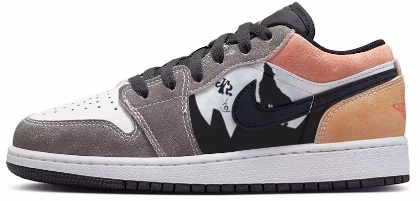 【訂製球鞋】 Jordan Air Jordan 1 星空月色 狼山圖騰 狼道精神 減震防滑 低筒 復古籃球鞋 GS 灰白 Buy 【訂製球鞋】 Jordan Air Jordan 1 星空月色 狼山圖騰 狼道精神 減震防滑 低筒 復古籃球鞋 GS 灰白