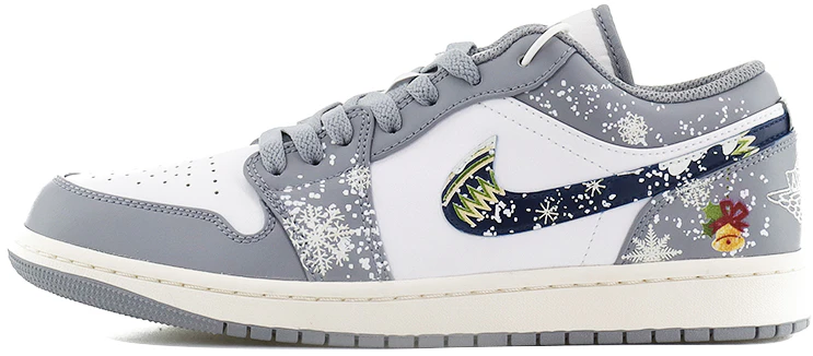 custom-shoes-air-jordan-1-low-grey-white-snowflake